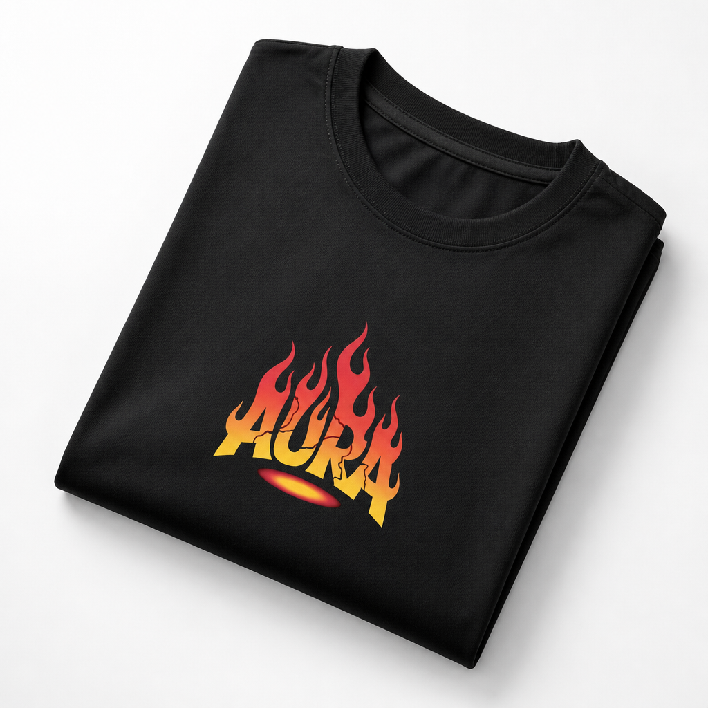 "Aura" Flame Graphic Unisex Tee