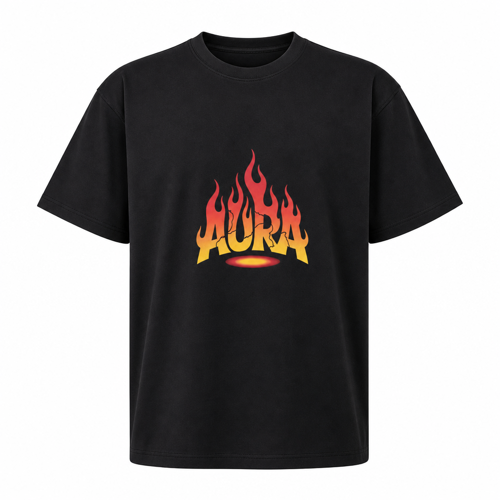 "Aura" Flame Graphic Unisex Tee